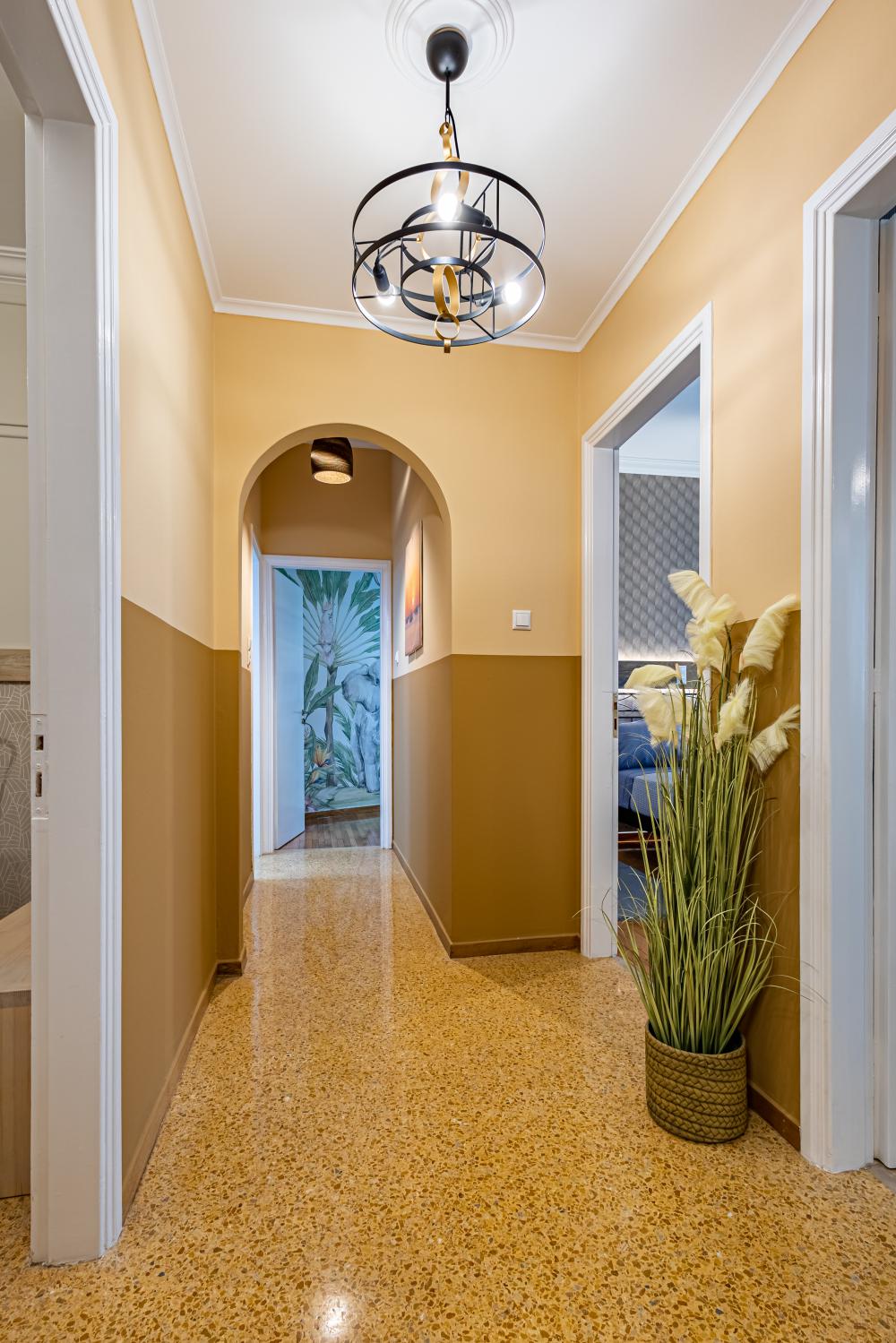 Hallway at Periklis Luxury Apartment-Faliroy 6_Koukaki