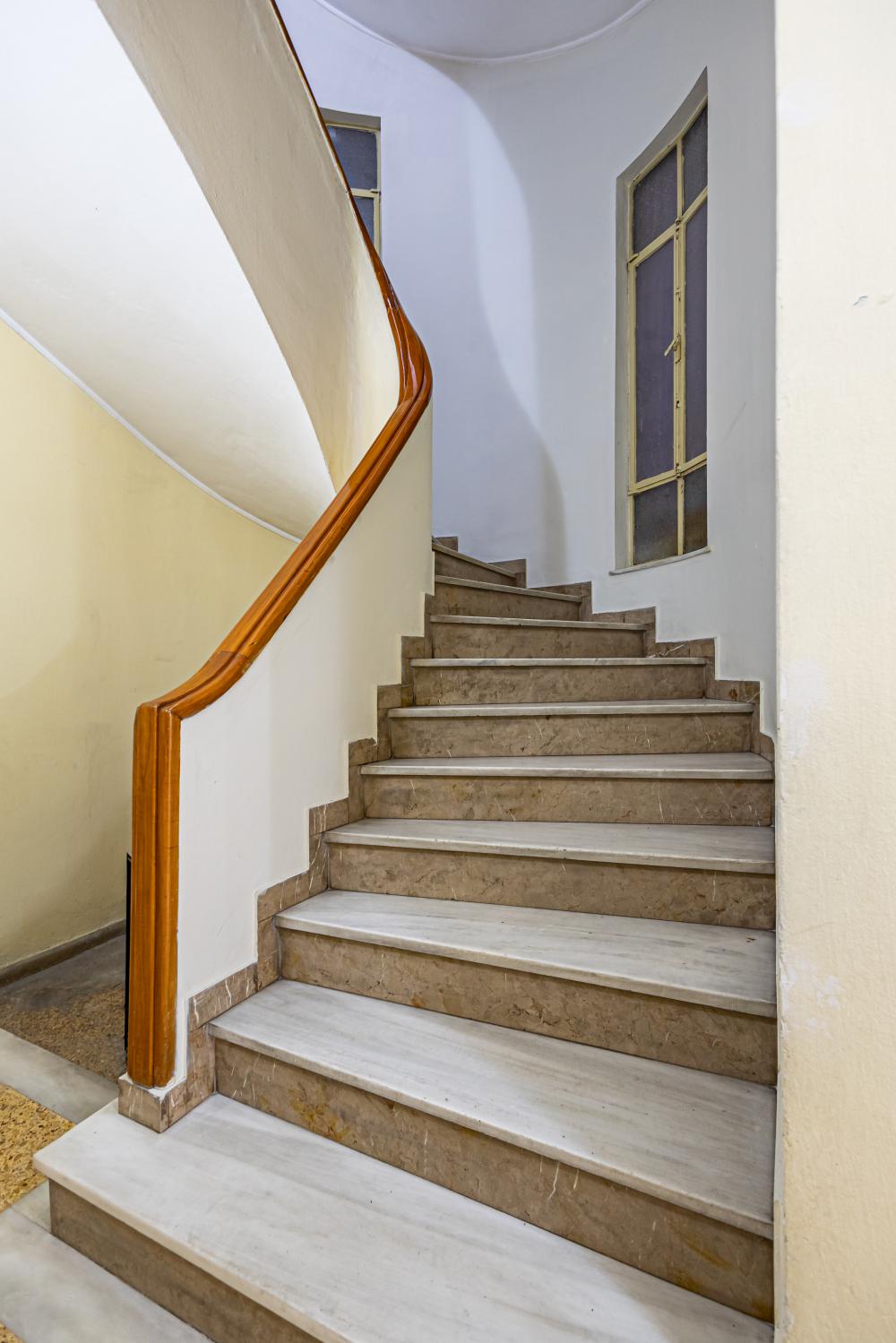 Entrance Stairs at Periklis Luxury Apartment-Faliroy 6_Koukaki